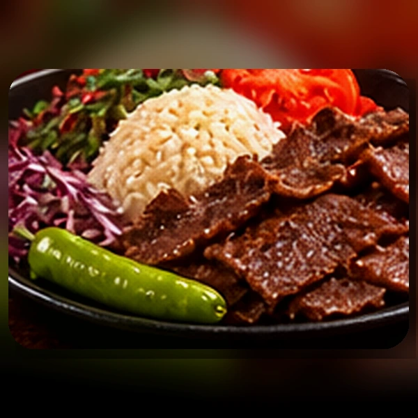 Et Servis + Salata + Turşu
