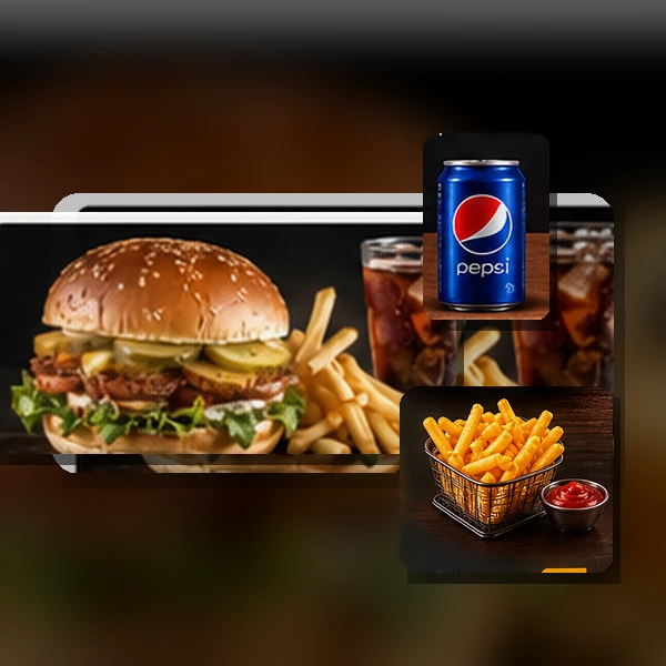 Tavuk Burger + Kola + Cips